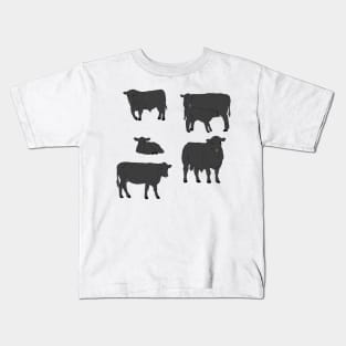 Angus Cattle Pack Kids T-Shirt